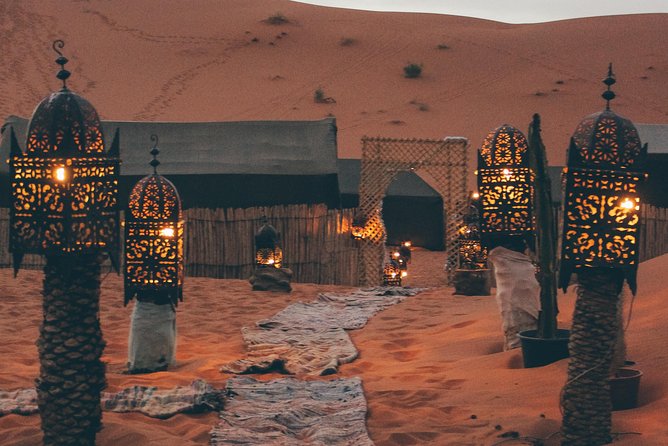 Private 3 Day Luxury Desert Tour from Fez to Marrakech - Day 1: Ifrane air, Azrou cedar monkeys, Midelt lunch stop, then Merzouga luxury camp