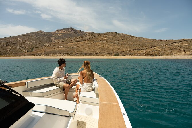 Private 5-Hour Cruise on Ultra Luxury Brand-New Yacht in Mykonos (Nevma) - Super Paradise: The Main Swim Stop with Snorkel Gear and SUP
