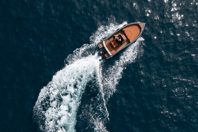 Private Cruise Luxury Self Drive Boat - Explore the best spots - Why Vlichada and a Small Self-Drive Boat Fit Santorini So Well