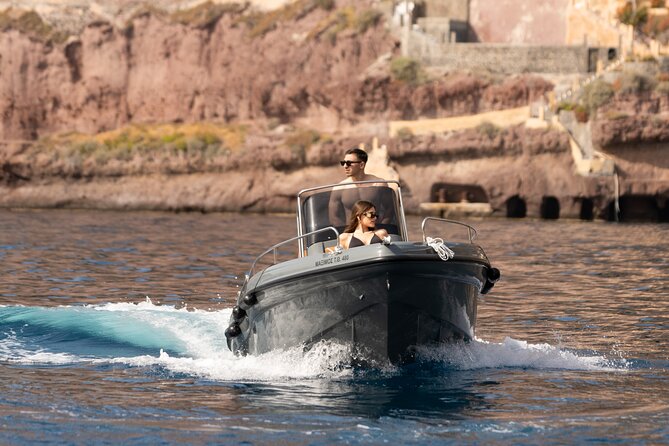 Private Cruise Luxury Self Drive Boat - Explore the best spots - The Cruise Zones: Volcano Area, Thirasia, and Aspronisi (and How to Time Swim Stops)