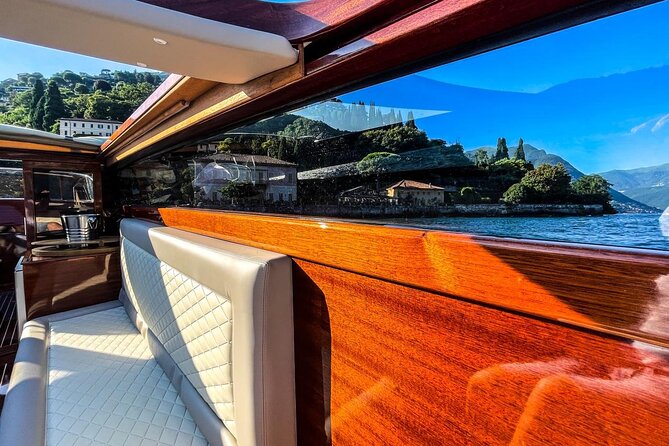 Private Cruise on Lake Como with Luxury Wooden Taxi Boat - Nesso ravine, Villa Pliniana, Torno, and the Mandarin Oriental area