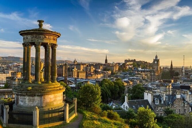 Private Edinburgh Full Day Guided Tour in a Black Cab LEVC TX - Grassmarket, Then New Town: Two Faces of the Same City