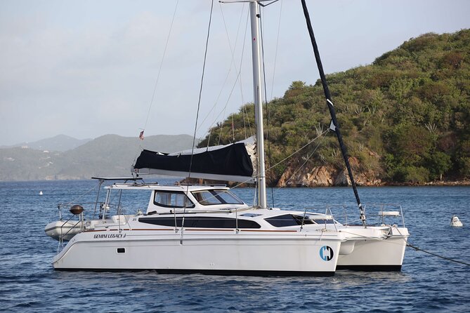 Private Full Day, Fun Day Aboard SY Mazu - Luxury Gemini Legacy Catamaran - Your Sailing Day Split Between St Thomas and St John
