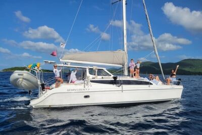 Private Full Day, Fun Day Aboard SY Mazu - Luxury Gemini Legacy Catamaran - The Boat: SY Mazu vs SY Neptune on a Gemini Legacy 35 Platform