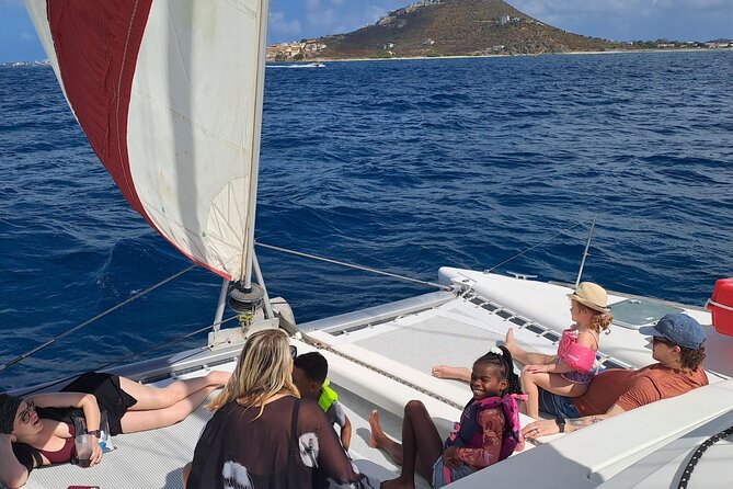 Private Full-Day Luxury Sailing Catamaran Charter in Sint Maarten - A private catamaran day that starts with coffee and room to breathe