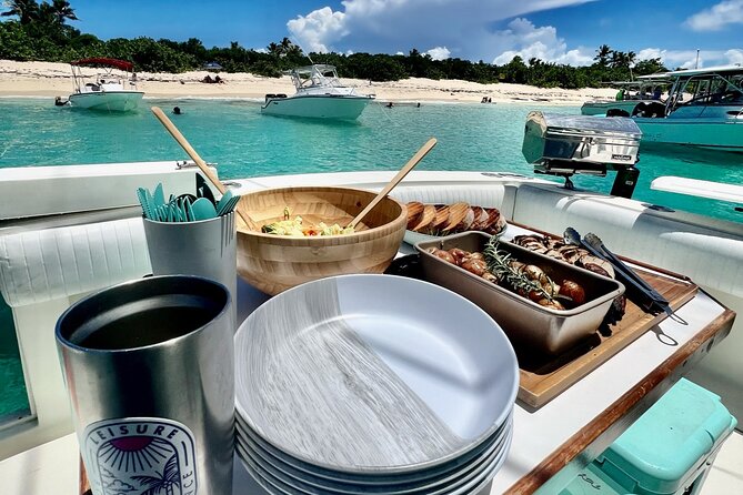 Private Luxury 36' Yacht from Fajardo to Icacos or Palomino - Snorkeling gear and floatation devices: good support, not nonstop instruction