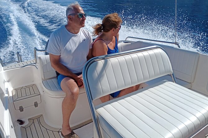 Private Luxury 6.5m 140hp Speedboat cruise Shipwreck & Blue Caves - A Private 6.5m Speedboat on Zakynthos: Fast, Close, and Personal