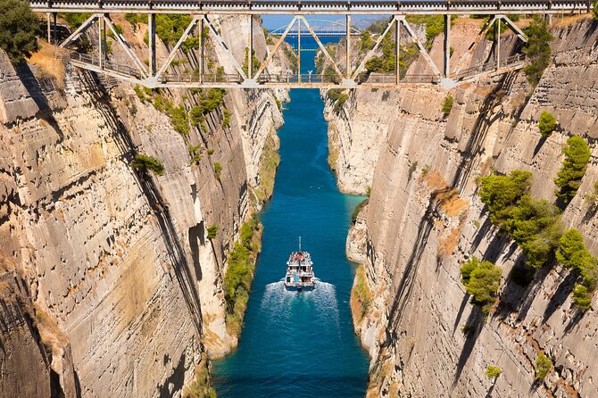 Private Luxury Biblical Tour: Apostle Paul in Athens & Corinth - Isthmus of Corinth and the Corinth Canal shortcut view