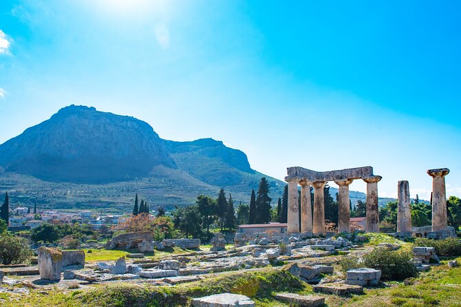 Private Luxury Biblical Tour: Apostle Paul’s Footsteps – Corinth - Temple of Apollo: the pagan backdrop to Paul’s message