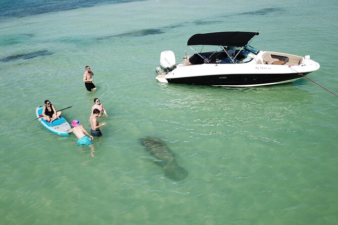 Private Luxury Boat Charter - Onboard comfort: bathroom, cooler ice, snacks, and the no-stress flow