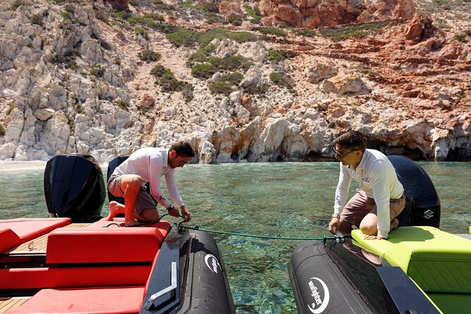 Private Luxury Boat Tour to Kimolos & Poliegos - Stop 3: Soufi bay on the uninhabited north of Kimolos