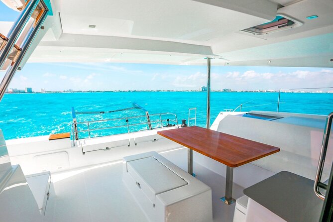 Private Luxury Catamaran Cancun to Isla Mujeres | For up to 30 pp - Stop 2: Playa Norte Swim Time and the Isla Mujeres Switch-Up