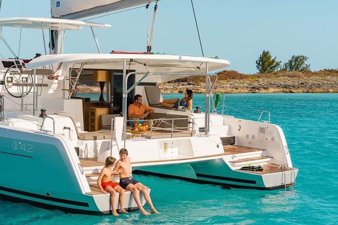 Private Luxury Charter Aboard New Multi-Deck Lagoon Catamaran - After snorkeling: rum punch, beer, and the crew’s island stories