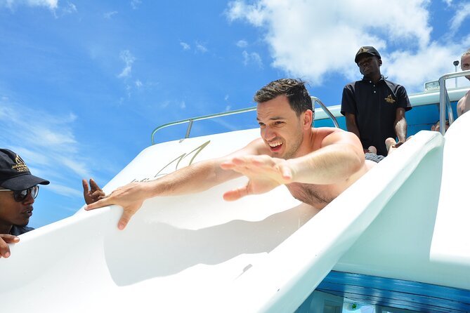 Private Luxury Double Slide Party Boat - The reef stop and snorkeling reality check (with gear provided)