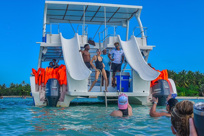 Private Luxury Double Slide Party Boat - Getting onboard: hotel pickup, reconfirm time, and what to plan