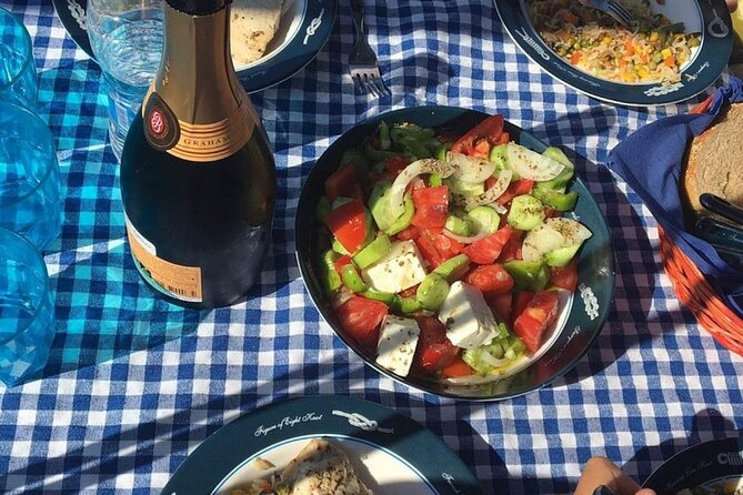 Private luxury Escape Sailing, Snorkel and Lunch Cruise - On board with Captain Nickos, Helen, and Magda
