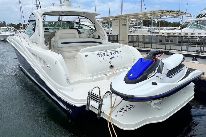 Private Luxury HalfDay w/Jetski Stingray City, Snorkeling & Starfish Beach Tour - Step 1 at Island Splash Watersports: Smooth Boarding, Minimal Hassle