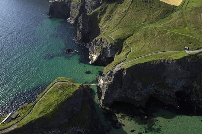 Private Luxury Mercedes Rope Bridge Giants Causeway Coastal Tour - Ballintoy Harbour, Iron Islands vibes, and quick scene spotting