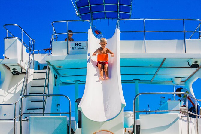 Private Luxury Party Boat with Slide - Open Bar, Snacks, and the On-Board Food That Keeps the Party Going