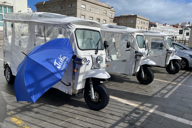 Private PREMIUM Tour EN Tuk tuk A Coruña - Galleries de la Marina: the City of Glass by the harbor