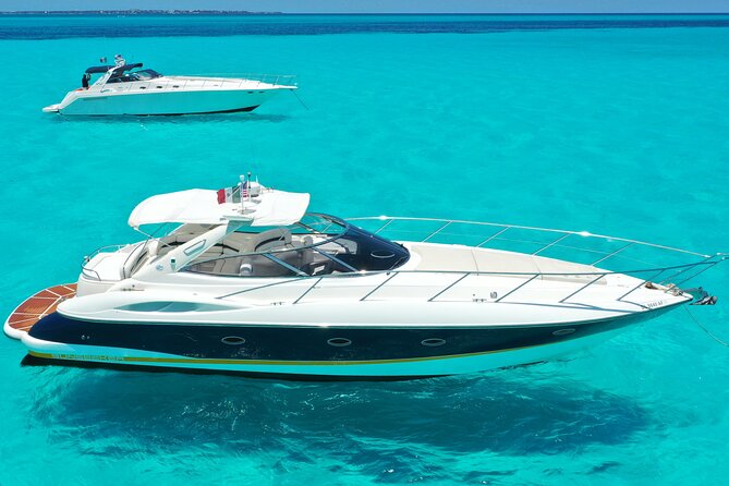 Private Premium Yacht 46FT Rental in Cancún - From Nichupté Mangroves to Bay of Cancún Swim Spots