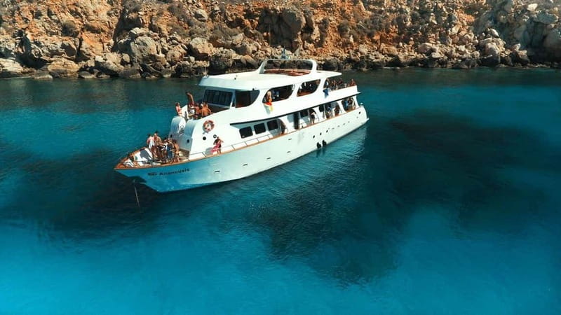 Protaras: Harmony | Value Turtle Luxury Boat with Slide - Varosha from the water: the ghost town story in plain terms