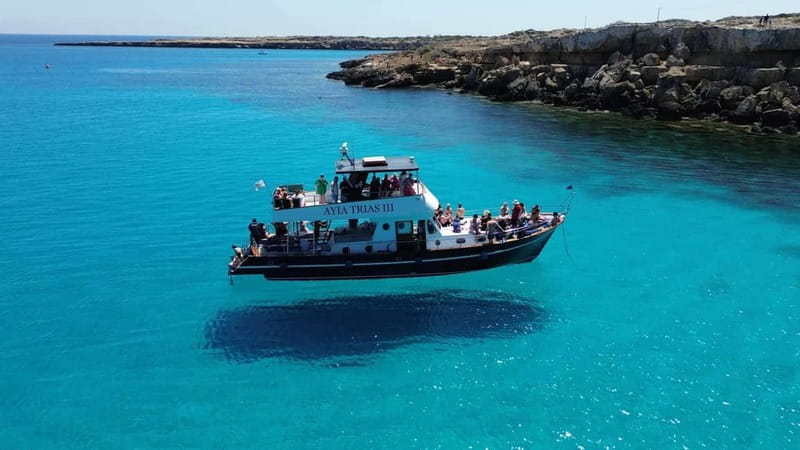 Protaras: Luxury Blue Lagoon Cruise / 3H, 2 Swim Stops - Key highlights