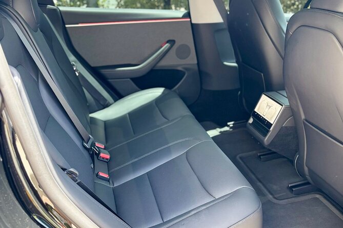 Puerto Rico Island Wide Private Transfers, Tesla 3 Luxury Sedan. - Door-to-Door Private Transfer Across Puerto Rico