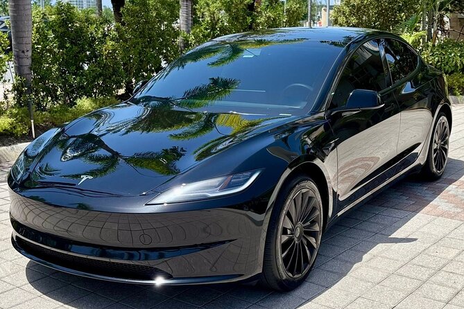 Puerto Rico Island Wide Private Transfers, Tesla 3 Luxury Sedan. - Tesla Model 3 Luxury Comfort, Plus Real Fleet Reality