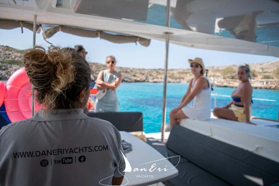 Rethymno Premium Catamaran Cruise: Healthy Lunch & Open Bar - The open bar that stays friendly: Greek wine, beer, and soft drinks