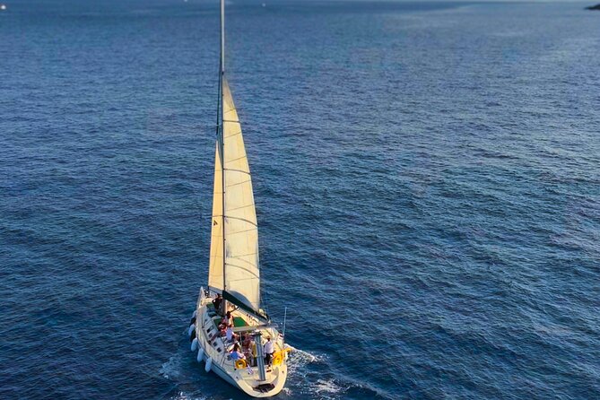 Rhodes Private Luxury Day Cruise MediterAsian Cocktails Champagne - Sailing Edisa: a private Beneteau with real onboard comfort
