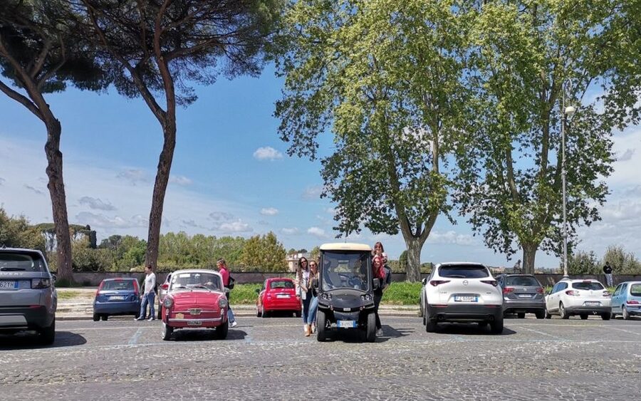 Rome: 3-Hour Panoramic Luxury Golf Cart Tour - Pincio Terrace: the panorama break from traffic