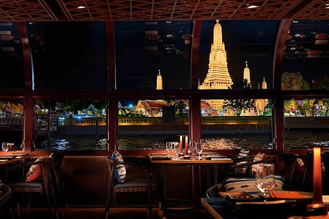 Saffron Luxury Dinner Cruise: A Journey on the River of Kings - Bangkok Palace Lighting and Wat Phra Kaeo Area: Big Icons After Dark