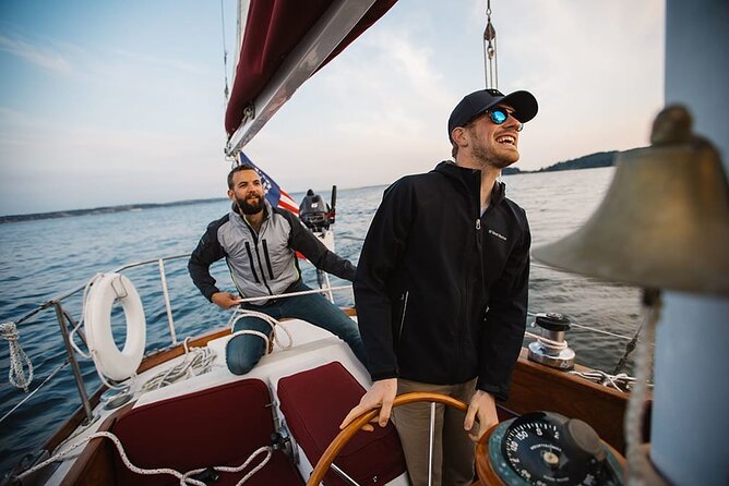 Sail Bainbridge Island & Seattle Waters - Luxury Classic Sailboat - Bainbridge shoreline time: coves, Olympic Mountains, and marine life