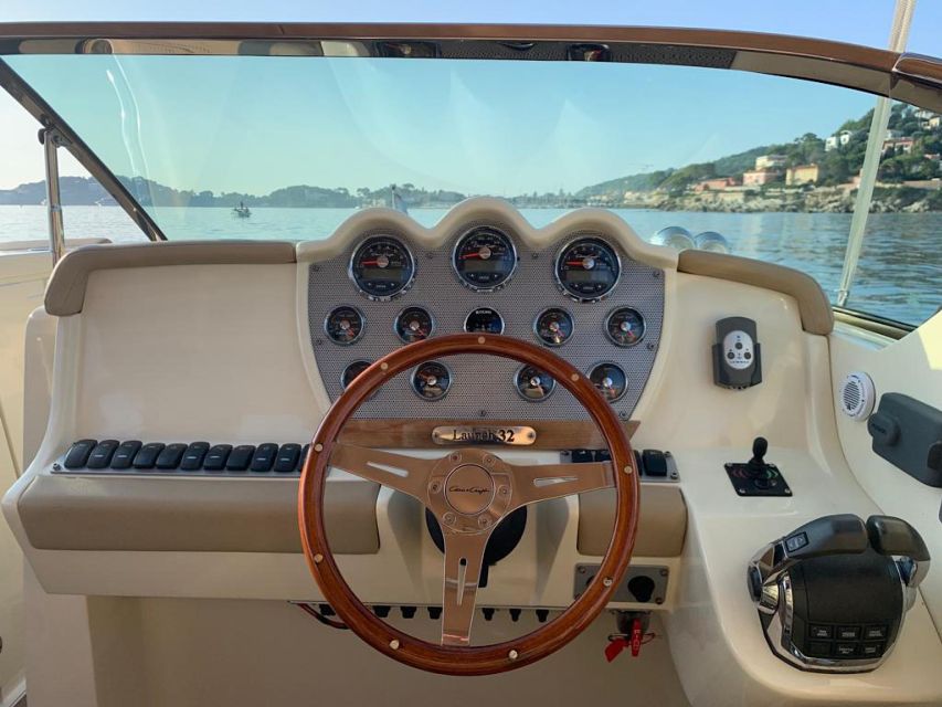 Saint-Jean-Cap-Ferrat: French Riviera Luxury Cruise - La Mala Beach at Cap d’Ail: Water Toys, Natural Caves, and Easy Thrill