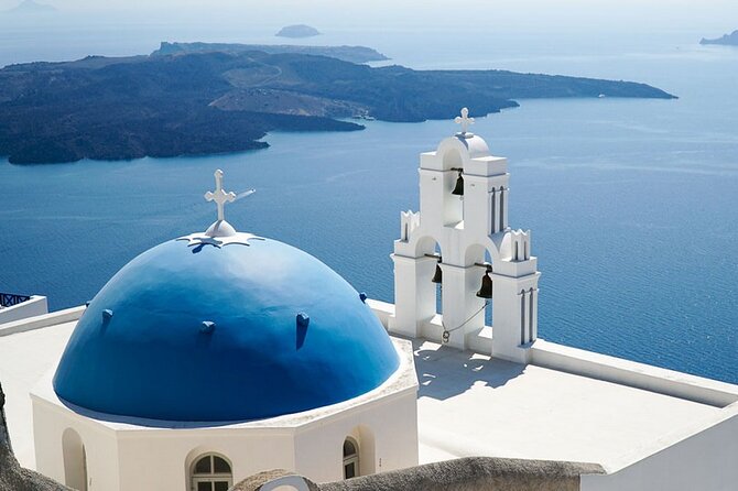 Santorini Full Day Trip by Santo Luxury Escape - Pyrgos village under Venetian influence: traditional lanes and castle views