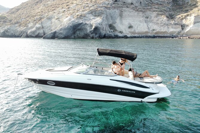 Santorini Half-Day Luxury Private Cruise - Vlichada, Red Beach, and White Beach: The Swim-First Plan