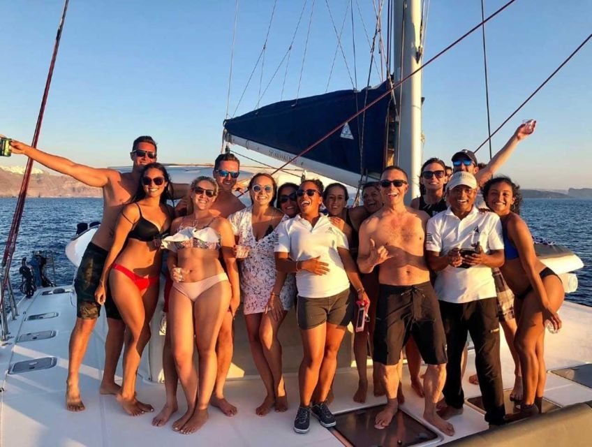 Santorini: Luxury Caldera Cruise with Full Greek Meal - Nea Kameni Hot Springs: The Relax-Then-Warm-Up Stop