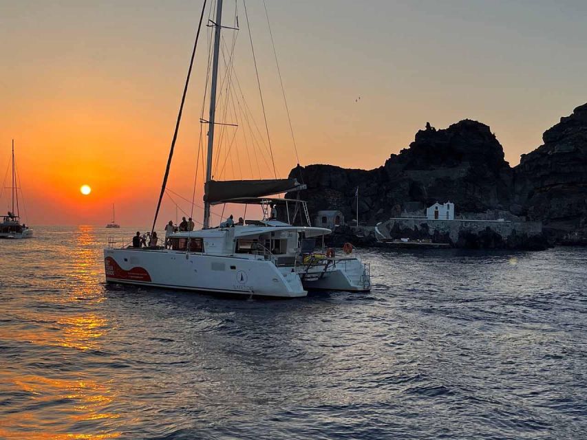 Santorini: Luxury Caldera Cruise with Full Greek Meal - Onboard Dinner: A Full Greek Meal That Actually Fills You Up