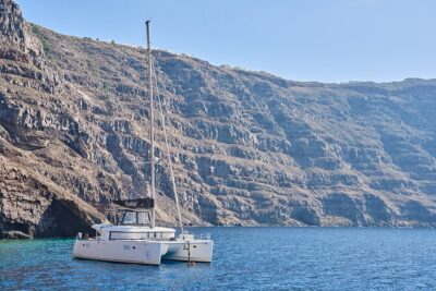 Santorini: Luxury Catamaran Cruise with Fresh Fish BBQ & Drinks - Getting to the pier: Imerovigli pickup and the one place to be strict