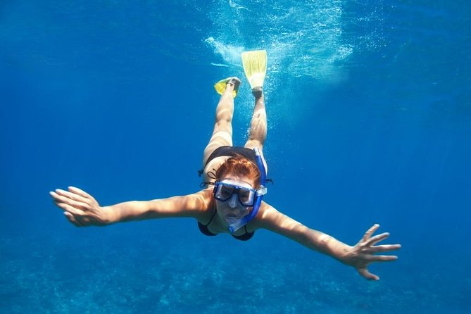 Santorini Luxury Catamaran Day Cruise with BBQ,drinks,transfer - Red Beach Swim: A Shorter, Color-Forward Stop