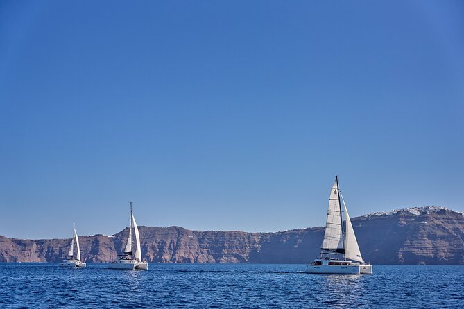Santorini Oia: Caldera Luxury Day Cruise with BBQ & Drinks - Thirassia Island: the short stop that’s built for swimming and snorkeling