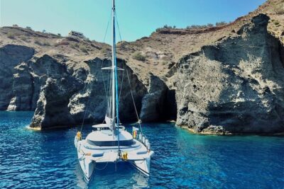 Santorini: Premium Small-Group Catamaran Cruise with Food/Drinks - Pickup, meeting point, and what to pack so you’re not miserable