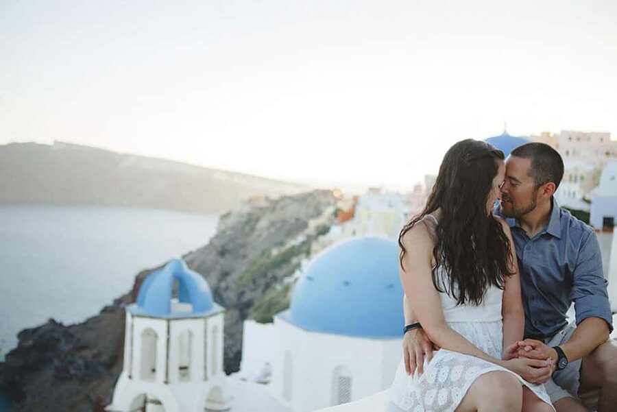 Santorini Unfiltered: Luxury Photoshoot with a Photographer - Oia Castle Stop: The Big Moment (With Faster Access)