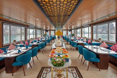 Sea Lion Luxury 5-Star Halong Day Cruise,Buffet Lunch,Shuttle Bus - Tuan Chau to Sung Sot (Surprise) Cave: The Most Epic First Stop