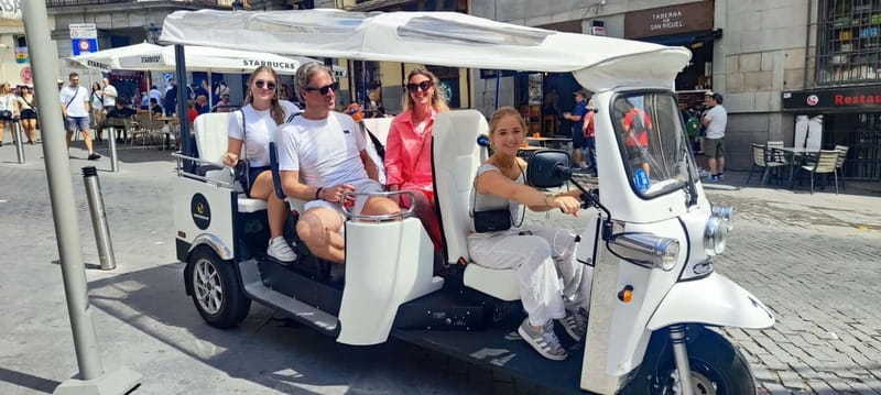 "See Madrid Differently: A Premium Private Tuk Tuk Ride" - Key things that make this tuk-tuk ride worth it