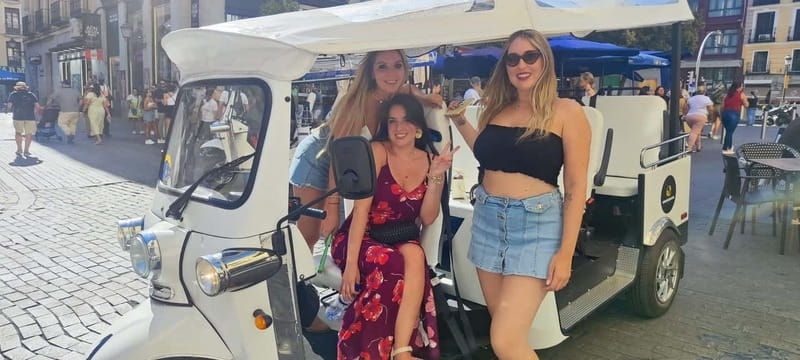 "See Madrid Differently: A Premium Private Tuk Tuk Ride" - Cibeles, Alcala Gate, and Retiro: the city’s big airy pauses
