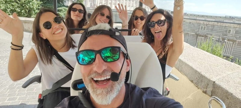 "See Madrid Differently: A Premium Private Tuk Tuk Ride" - Private comfort beats fighting Madrid traffic on a small vehicle