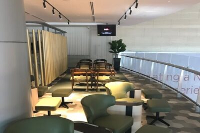 Singapore Changi Airport BLOSSOM - SATS & Plaza Premium Lounge at Terminal 4 - Inside the lounge: seating, Wi‑Fi, and keeping an eye on your flight