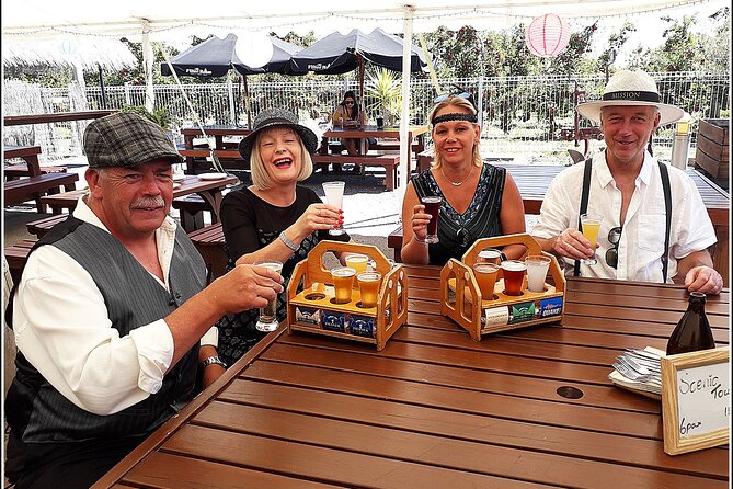 Small group - Napier Premium Winery , Beer & Cider + 5.5h to 6h. - Pickup and transport in Napier: less hassle, more tasting